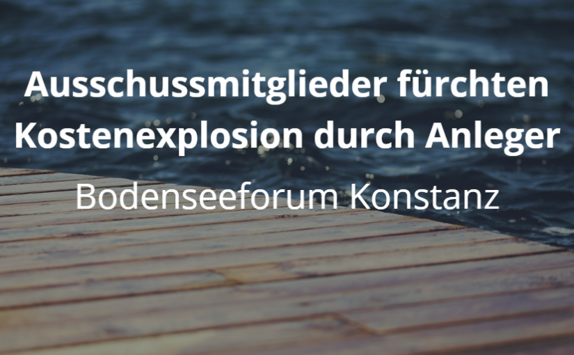 Bodenseeforum Konstanz: Was soll der Anlegesteg alles können?